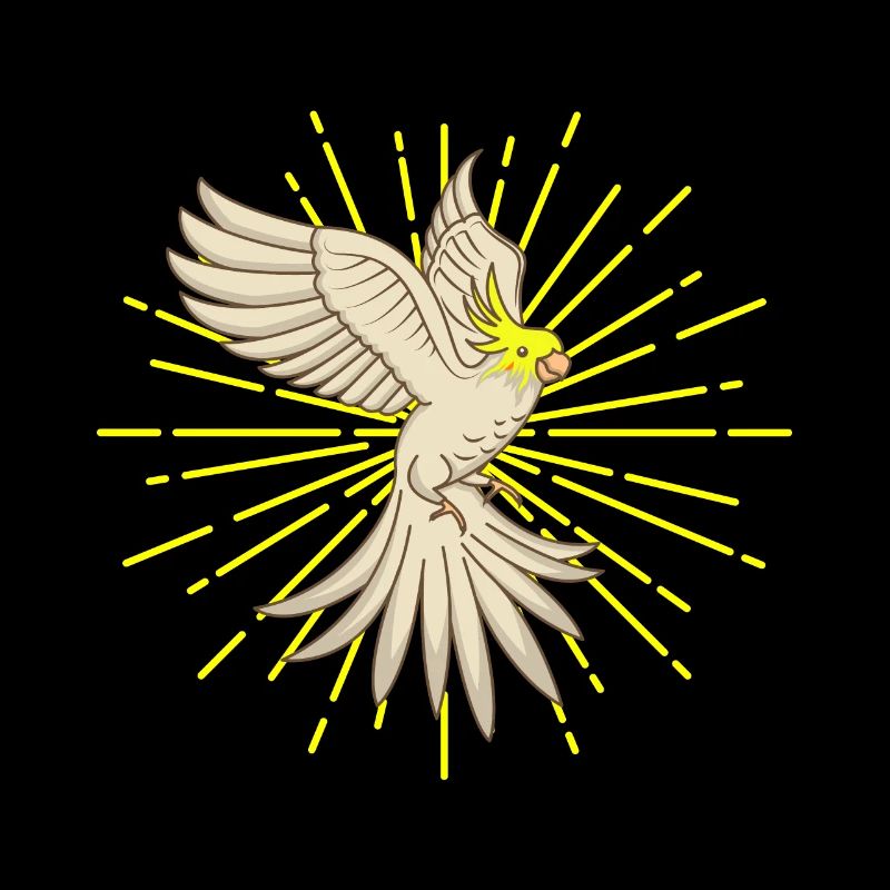 COCKATIEL IN FLIGHT Bird Gift