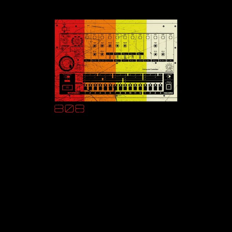 Analog Vintage Drum Machine - Retro 808 Nerd