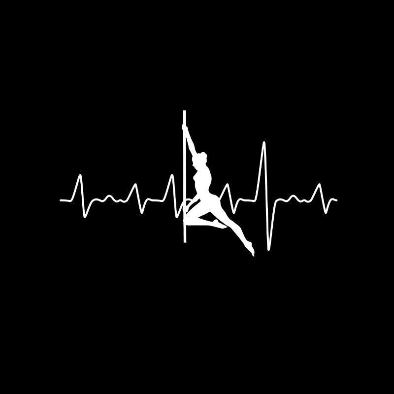 Heartbeat Pol Dancing Design Art Gift