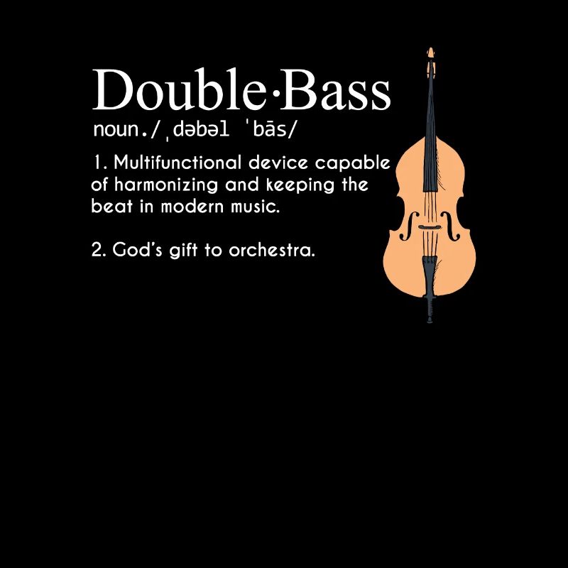 Contrebasse Définition Instrument double basse