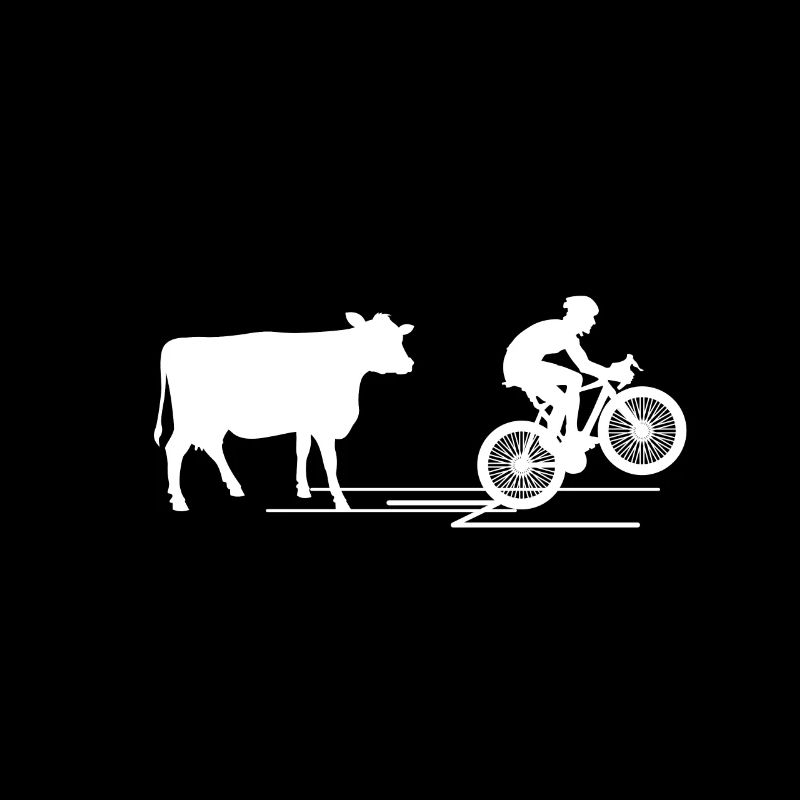 Kuh-Tier-Radsport Süße Geschenkidee