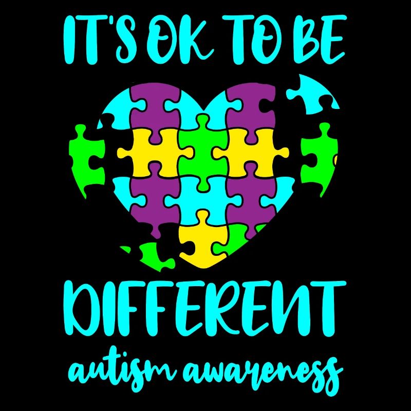 AUTISM DIFFERENT IS OK Gift for autistic people