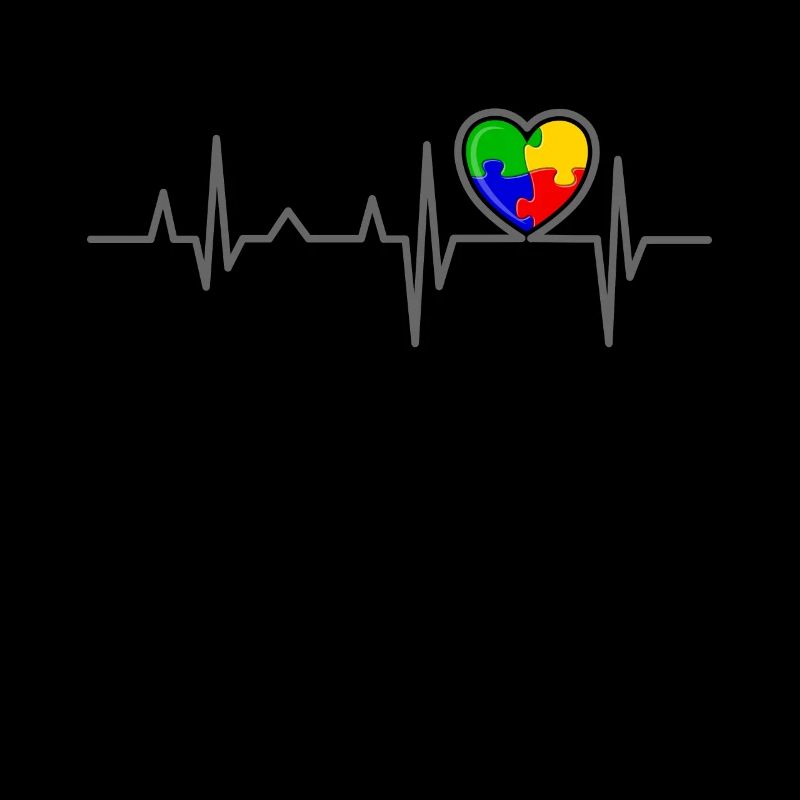 AUTISM HEARTBEAT Cadeau de sensibilisation à l'autisme