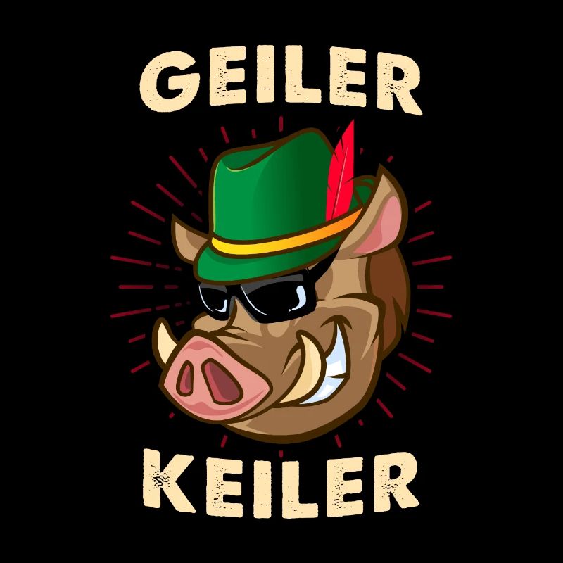 Geiler Keiler Freches Widlschwein