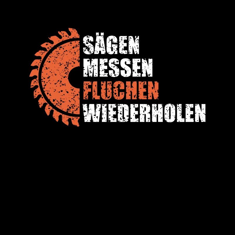 Handwerker Sägen Messen Fluchen Tischler