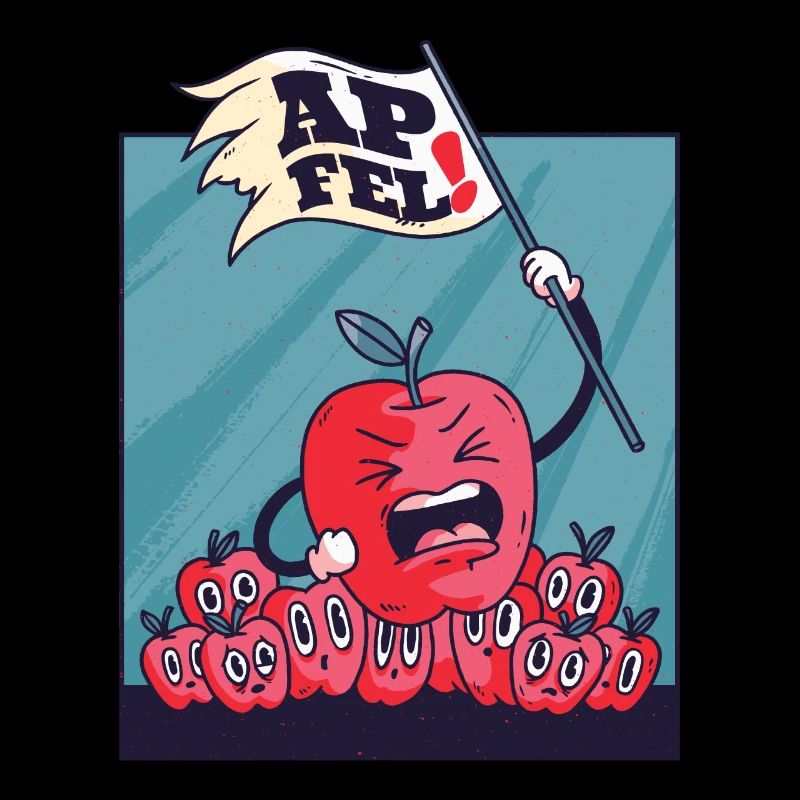 Apfel Revolution Aufstand der Äpfel Obst Geschenk