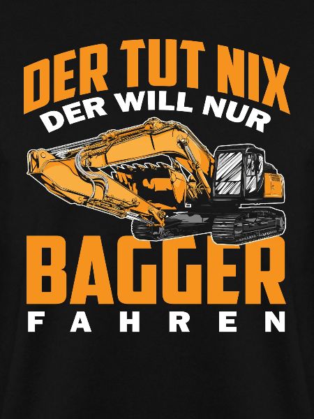 Baggerfahrer Baumaschine