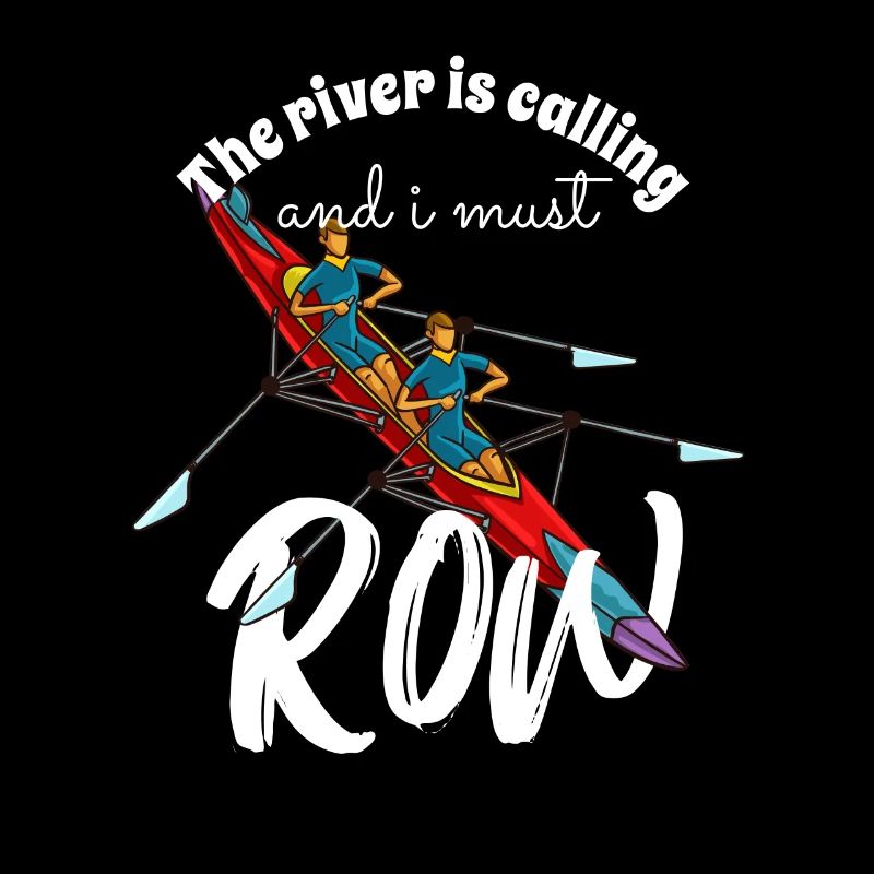 Aviron rameur de bateau à rames rigolote aviron