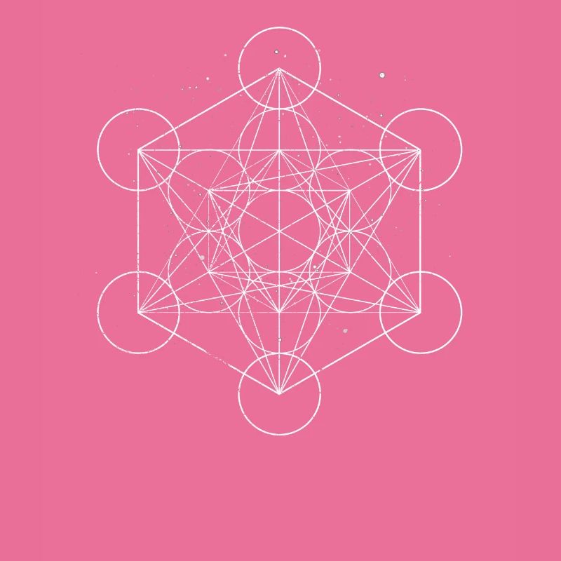 Géométrie sacrée Metatrons Cube Psychedelic Goa