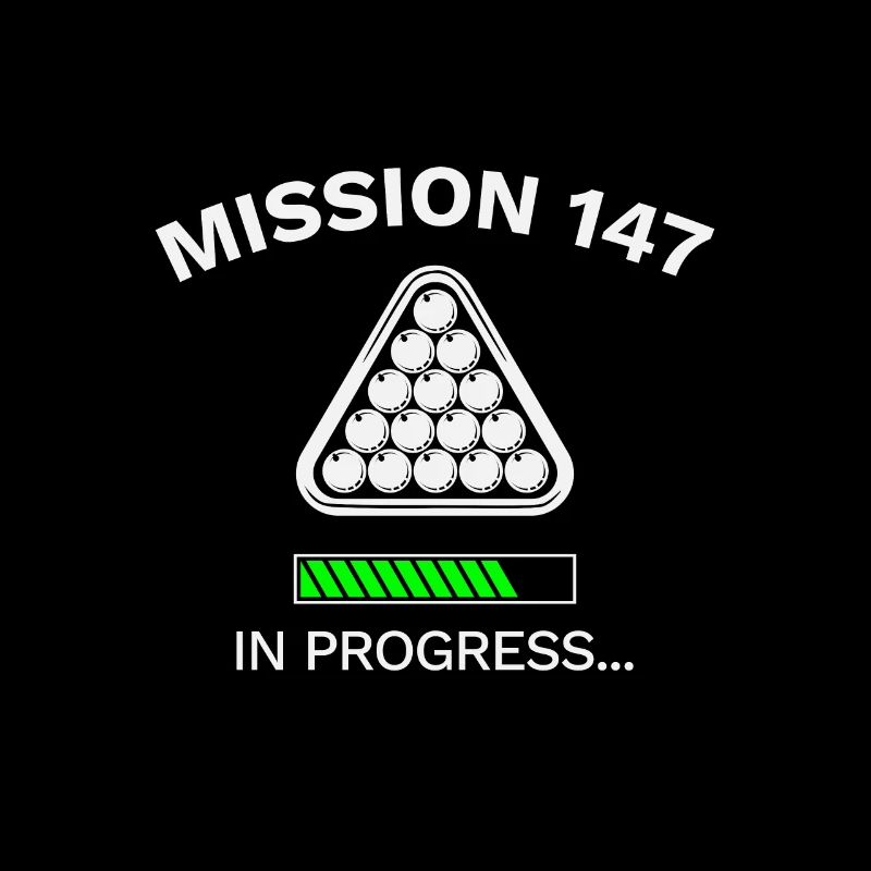 Snooker Frame 147 Maximum In Progress Geschenk