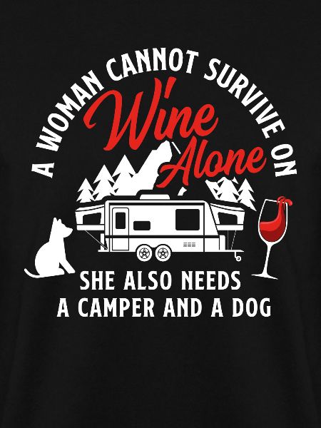 Wein Camper Hund Geschenk