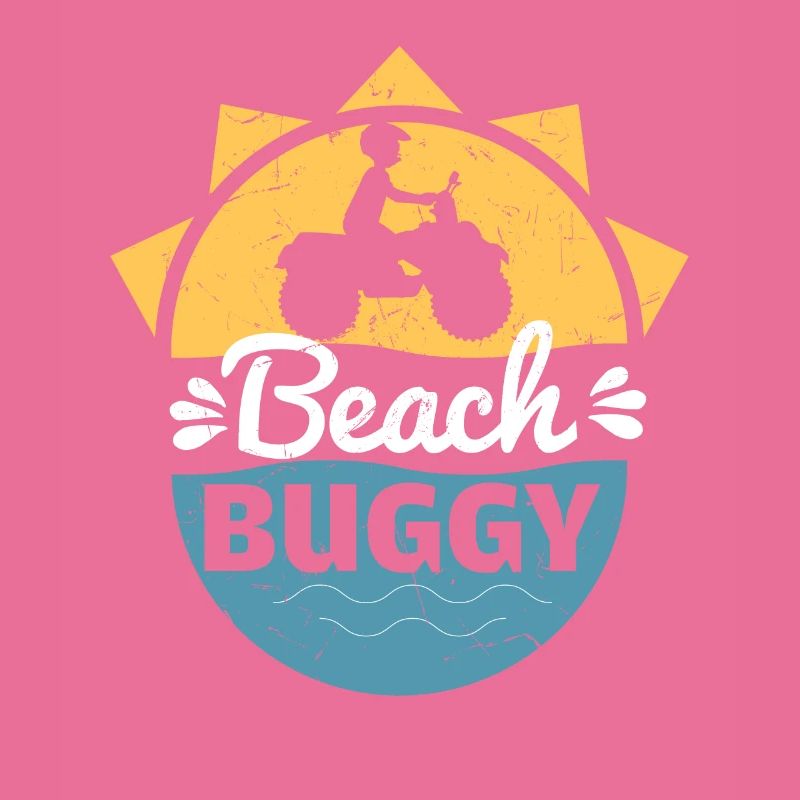 Amant de buggy de plage