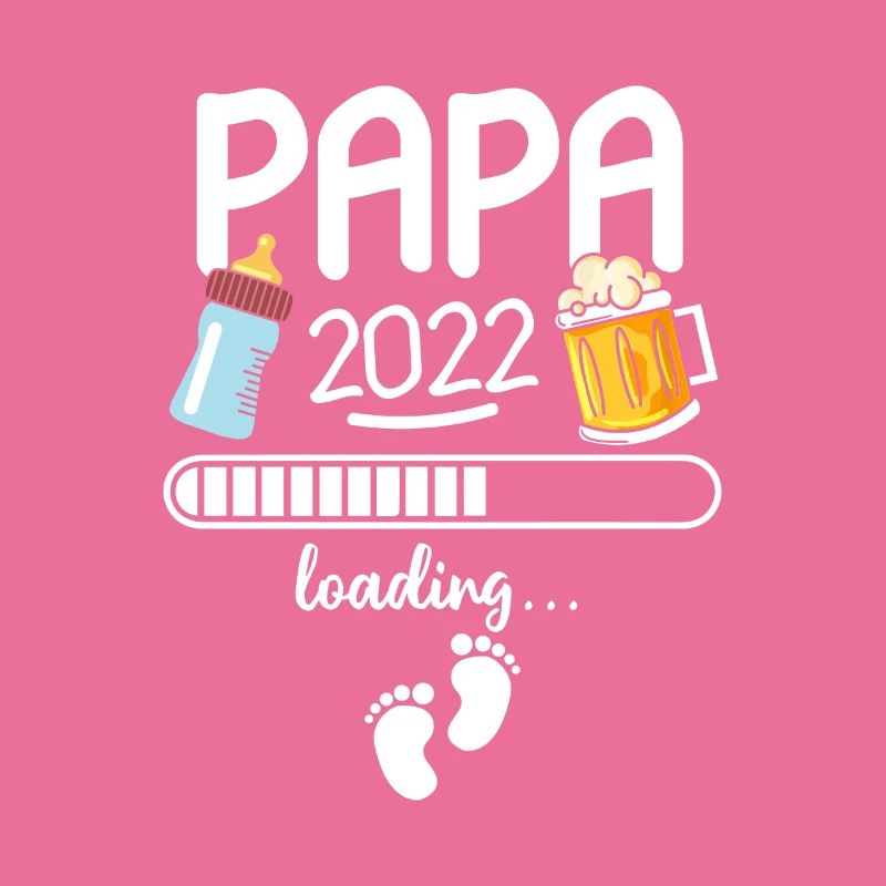 Papa 2022 Loading Werdender Vater Ankündigung