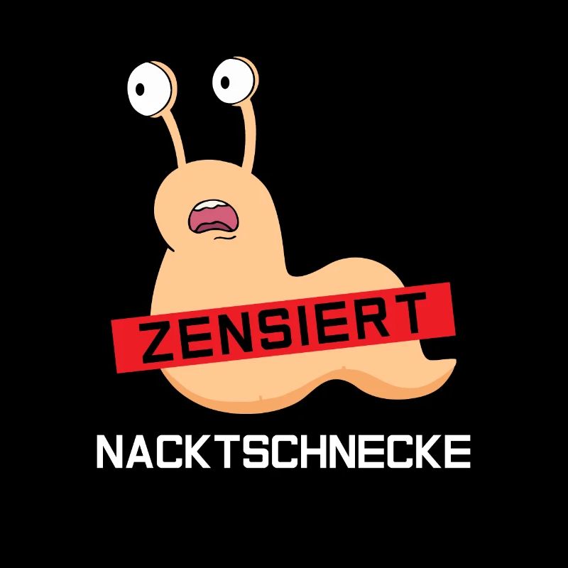 Nacktschnecke Zensiert