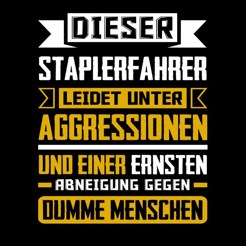 Staplerfahrer Gabelstapler Lagerist