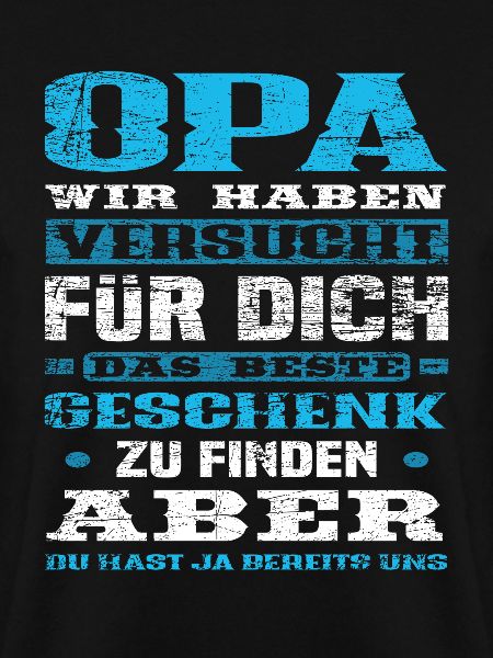 Opa Enkelkinder Geschenk