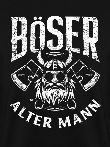 Böser Alter Mann Wikinger
