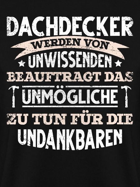 lustiges Dachdecker