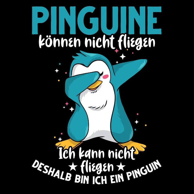 Pinguin lustiger Spruch Dab Dabbing Tanz