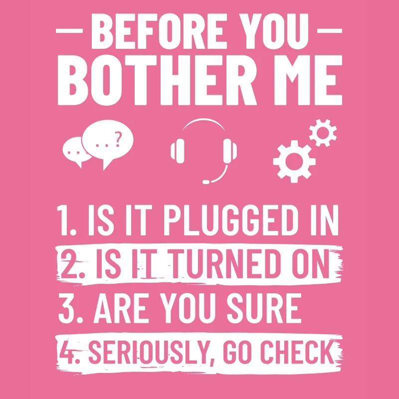 Tech Support IT Technischer Hilfe Helpdesk