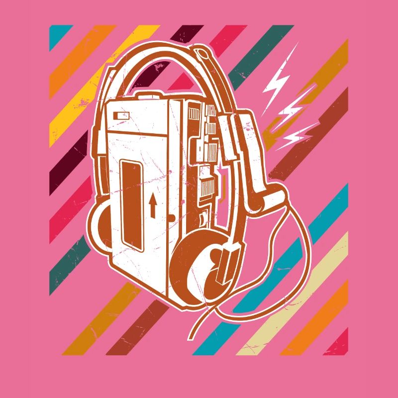 Walkman Artwork Cassette Player