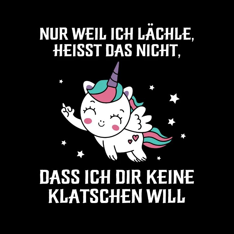 Nur weil ich lächle klatschen Ohrfeige