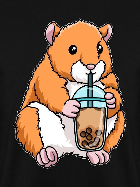 Kawaii Bubble Tea Hamster