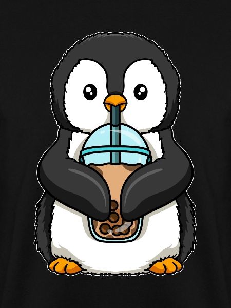 Kawaii Bubble Tea Pinguin