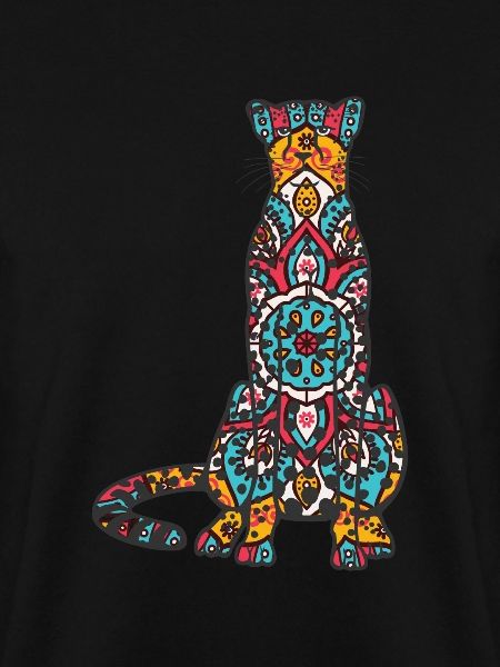 Mandala Cheetah Geometry Pattern