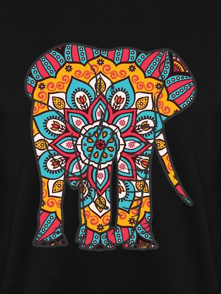 Mandala Elephant Geometre Pattern