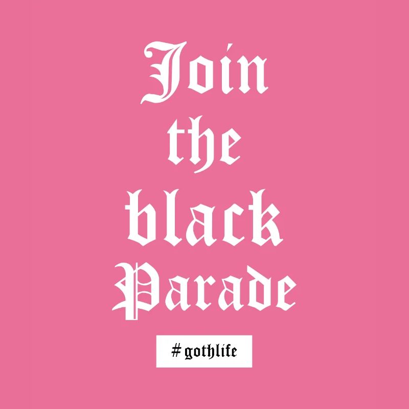 Gothic Lover Join The Black Parade #gothlife