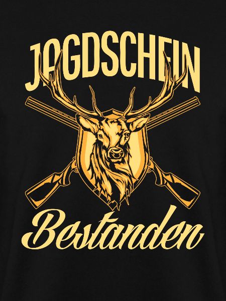 Jäger Jagdschein Bestanden Geschenk