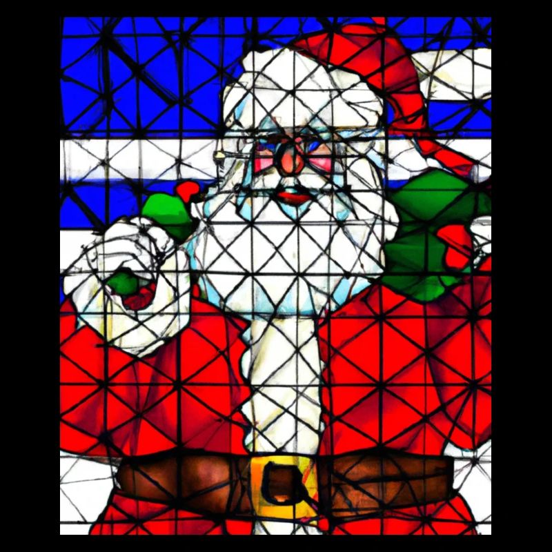 Fenêtres de l’église du Père Noël de Noël