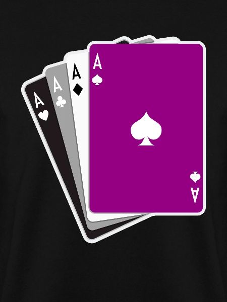 Asexuell Karten Flagge