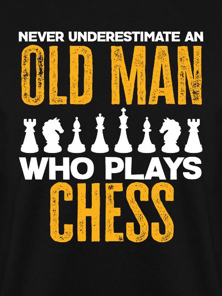 Schach Alter Mann Opa