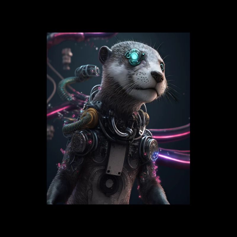 Science Fiction Evolved Animal Robot Otter