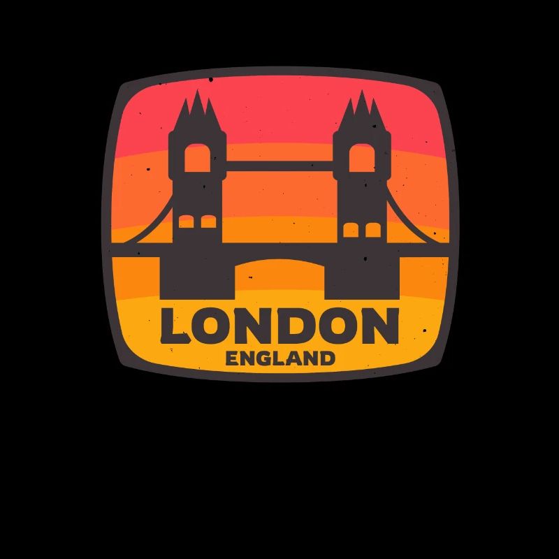 Londres Angleterre Tower Bridge Retro Royaume-Uni