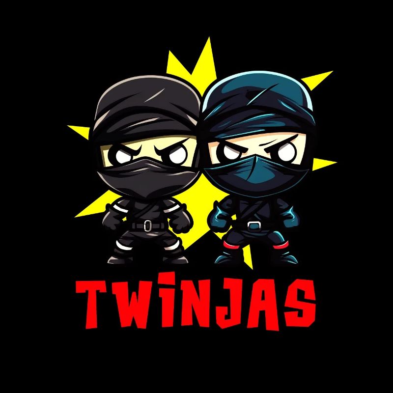 Twinjas Ninja Twins Drôles de frères et sœurs Garçons