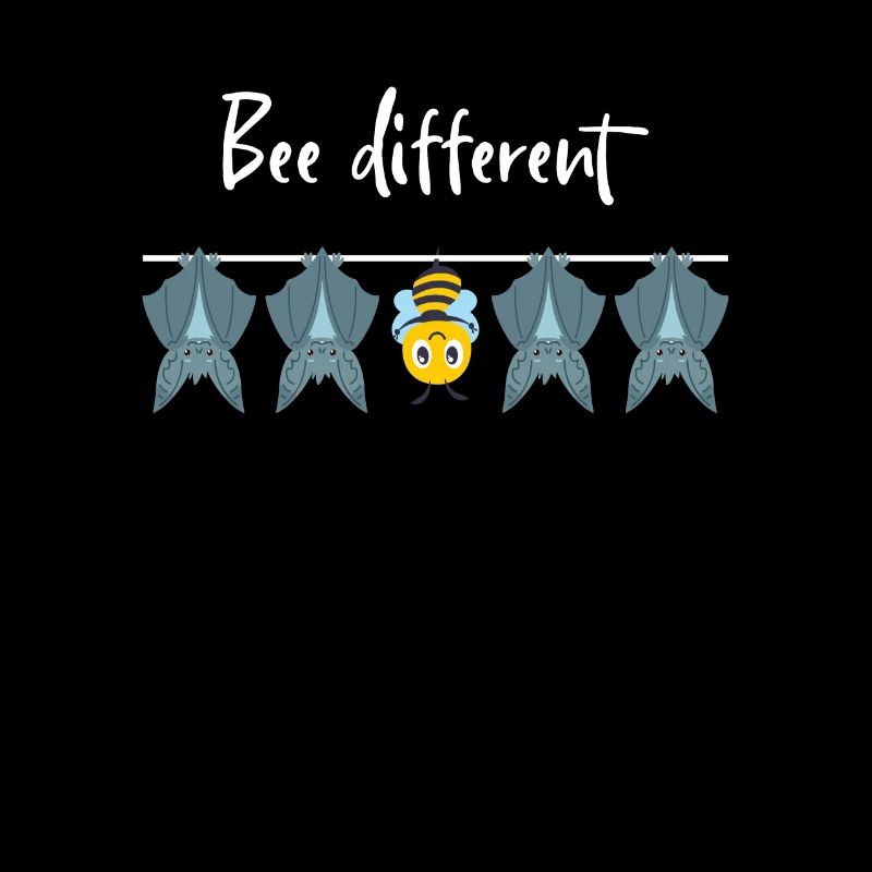 Bee Different Autism Hanging Bee With Bat Bee