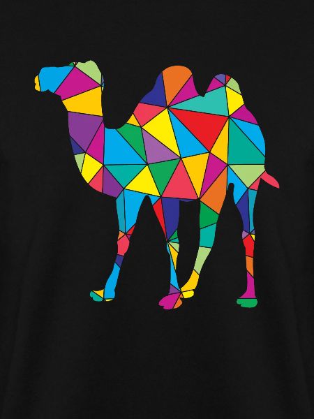 Kamel Polygon Wüste Kunst
