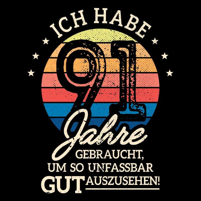 91. Geburtstag Geschenk Habe 91 Jahre Gebraucht