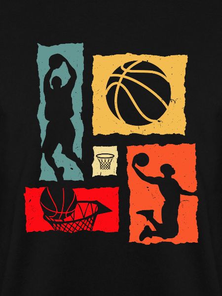 Retro Basketball Player