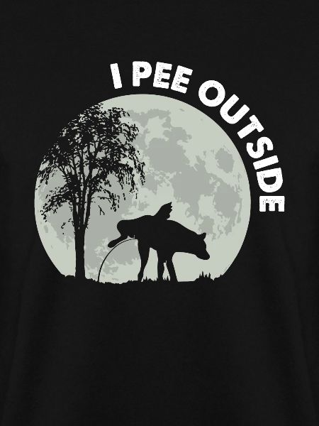 I Pee Outside Dog