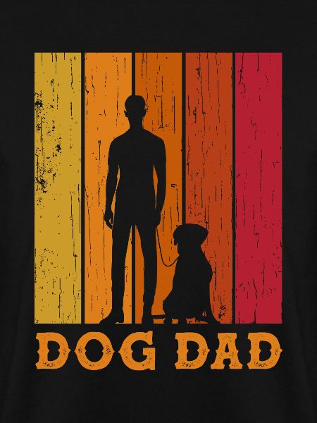 Retro Best Dog Dad