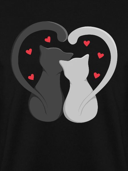 Deux cœurs de chat