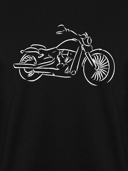 Motorrad Scherenschnitt