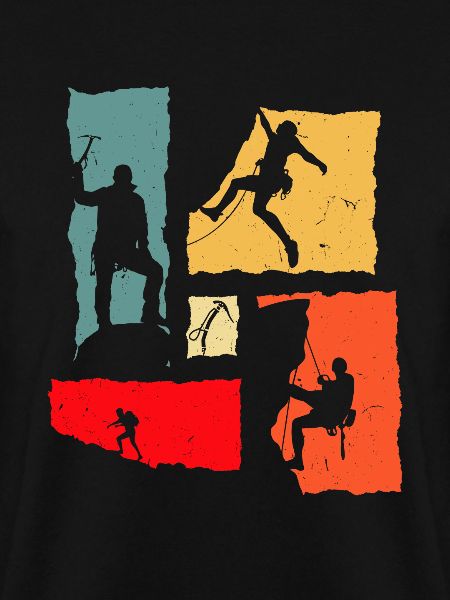 Climber Retro Climbing