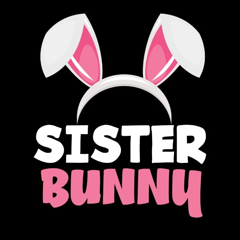 Sœur lapin Pâques lapin oreilles de Pâques