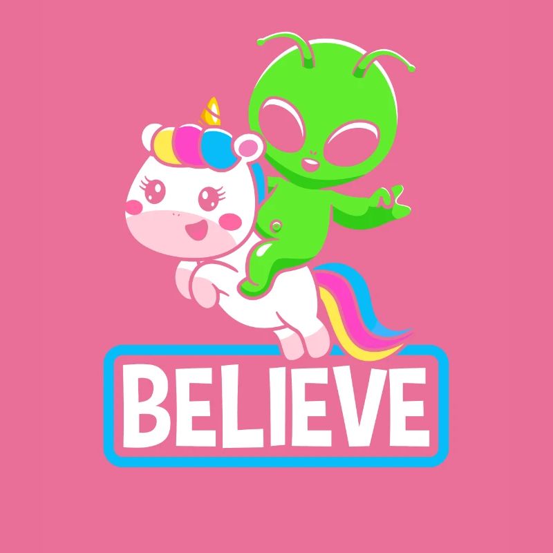 Alien Licorne cadeau Science Fiction
