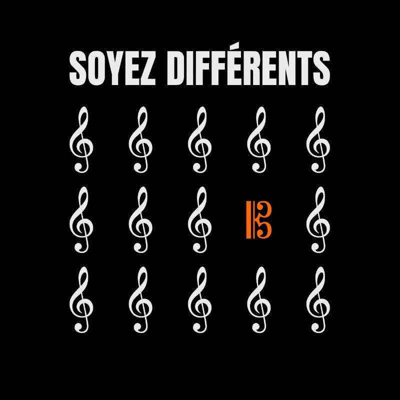 Alto Clef d'ut Musiciens Soyez Différents